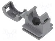 Bracket; polyamide 6; PMACLIP SFH; grey; Size: 10; PMACLIP PMA