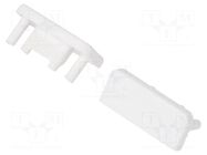 Cap for LED profiles; white; 20pcs; ABS; GEN2; SURFACE10 TOPMET