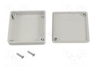 Enclosure: multipurpose; X: 60mm; Y: 60mm; Z: 15mm; 1551 MINI; ABS HAMMOND