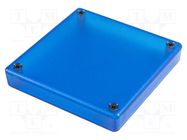 Enclosure: multipurpose; X: 80mm; Y: 80mm; Z: 15mm; 1551 MINI; ABS HAMMOND