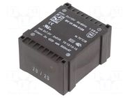 Transformer: encapsulated; 10VA; 115VACx2; 7.5V; 7.5V; 667mA; 667mA HAHN