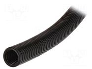 Protective tube; Size: 12; polyamide 6; black; L: 50m; PMAFLEX CYL PMA