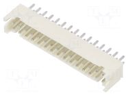 Connector: wire-board; socket; male; PIN: 30; 2A; 100V; straight; THT ADAM TECH