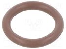 O-ring gasket; FPM; Thk: 2mm; Øint: 10mm; brown; -20÷200°C ORING USZCZELNIENIA TECHNICZNE