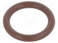 O-ring gasket; FPM; Thk: 3mm; Øint: 16mm; brown; -20÷200°C 