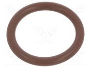 O-ring gasket; FPM; Thk: 3mm; Øint: 20mm; brown; -20÷200°C ORING USZCZELNIENIA TECHNICZNE