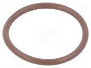 O-ring gasket; FPM; Thk: 2mm; Øint: 22mm; brown; -20÷200°C ORING USZCZELNIENIA TECHNICZNE