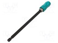 Holders for screwdriver bits; Socket: 1/4"; Overall len: 150mm 