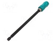 Holders for screwdriver bits; Socket: 1/4"; Overall len: 150mm WOLFCRAFT