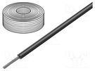 Wire; SiF; 1x0.75mm2; stranded; Cu; silicone; black; -60÷180°C; 100m HELUKABEL