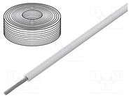 Wire; SiF; 1x0.25mm2; stranded; Cu; silicone; white; -60÷180°C; 100m HELUKABEL
