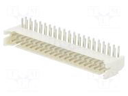 Connector: wire-board; socket; male; PIN: 40; 2A; 100V; angled; THT ADAM TECH