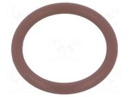 O-ring gasket; FPM; Thk: 3mm; Øint: 22mm; brown; -20÷200°C ORING USZCZELNIENIA TECHNICZNE