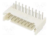 Socket; wire-board; male; 2mm; PIN: 18; THT; 100V; 2A; angled ADAM TECH