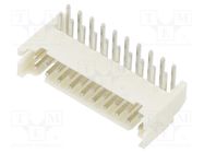 Socket; wire-board; male; 2mm; PIN: 20; THT; 100V; 2A; angled ADAM TECH