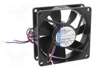 Fan: DC; axial; 24VDC; 80x80x25mm; 78.8m3/h; 32dBA; slide; Len: 310mm EBM-PAPST