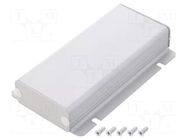 Enclosure: with panel; with fixing lugs; 1455F; X: 54mm; Y: 120mm HAMMOND