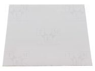 Heat transfer pad: silicone; L: 101.6mm; W: 101.6mm; grey; Thk: 1mm Wakefield Thermal