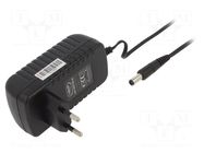 Power supply: switching; mains,plug-in; 24VDC; 1A; 24W; 86%; black CELLEVIA POWER