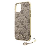 Guess GUHCN61GF4GBR iPhone 11 6.1&quot; / Xr brown/brown hard case 4G Charms Collection, Guess