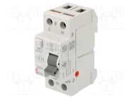 RCD breaker; Inom: 25A; Ires: 30mA; Poles: 2; 230V,400V; IP20; EFI ETI POLAM