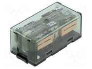 Relay: electromagnetic; DPDT; Ucoil: 12VDC; Icontacts max: 15A PANASONIC