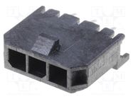 Socket; wire-board; male; Micro-Fit 3.0; 3mm; PIN: 3; THT; 5A; tinned MOLEX