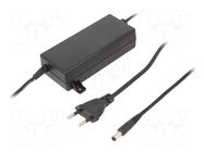 Power supply: switching; 12VDC; 5A; Out: 5,5/2,5; 60W; 90÷264VAC CELLEVIA POWER