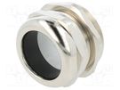 Cable gland; M63; 1.5; IP68; brass; Body plating: nickel HUMMEL
