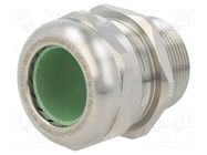 Cable gland; with long thread; M32; 1.5; IP68; stainless steel HUMMEL