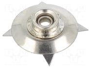 Male press stud; ESD; 10pcs; Application: designed for ESD mats STATICTEC