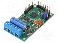 DC-motor driver; 21.77kHz; analog,RC,TTL,USB; 30A; Uin log: 3.3V POLOLU