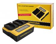 PATONA Dual LCD USB Charger f. Canon LP-E4 LP-E19 EOS 1D 1DS Mark III 1D Mark IV 1DX Mark II, PATONA