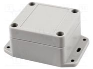 Enclosure: multipurpose; X: 60mm; Y: 65mm; Z: 40mm; with fixing lugs HAMMOND