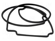 Gasket; -40÷150°C; Gasket material: silicone rubber; 2pcs. HAMMOND