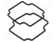 Gasket; -40÷150°C; Gasket material: silicone rubber; 2pcs. HAMMOND