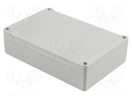 Enclosure: multipurpose; X: 120mm; Y: 180mm; Z: 45mm; 1555; ABS; grey 