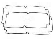 Gasket; for enclosures; HM-1554X; Kit: rubber gasket x2; 2pcs. HAMMOND