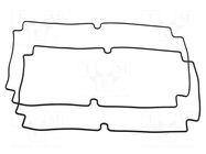 Gasket; for enclosures; Kit: rubber gasket x2; 2pcs. HAMMOND