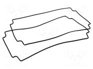 Gasket; for enclosures; Kit: rubber gasket x2; 2pcs. HAMMOND