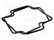 Gasket; for enclosures; Kit: rubber gasket x2; 2pcs. HAMMOND