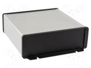 Enclosure: shielding; X: 165mm; Y: 160mm; Z: 55mm; aluminium; natural HAMMOND