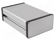 Enclosure: with panel; with keyway; 1455NC; X: 103mm; Y: 160mm HAMMOND