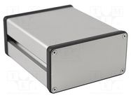 Enclosure: with panel; with keyway; 1455NC; X: 103mm; Y: 120mm HAMMOND