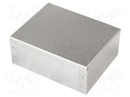 Enclosure: enclosure base; X: 89mm; Y: 114mm; Z: 25mm; 1444; natural HAMMOND