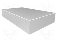 Enclosure: enclosure base; X: 254mm; Y: 432mm; Z: 76mm; 1444; natural HAMMOND