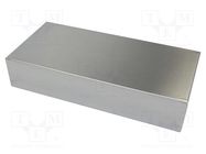 Enclosure: enclosure base; X: 178mm; Y: 381mm; Z: 76mm; 1444; natural HAMMOND