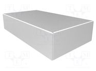 Enclosure: enclosure base; X: 127mm; Y: 229mm; Z: 51mm; 1444; natural HAMMOND