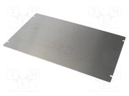 Mounting plate; steel; HM-1444-1593; Series: 1444; natural HAMMOND