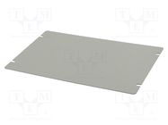 Mounting plate; steel; Series: 1441; grey HAMMOND